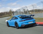 2022 Porsche 911 GT3 (Color: Shark Blue) Rear Three-Quarter Wallpapers 150x120