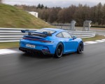 2022 Porsche 911 GT3 (Color: Shark Blue) Rear Three-Quarter Wallpapers 150x120