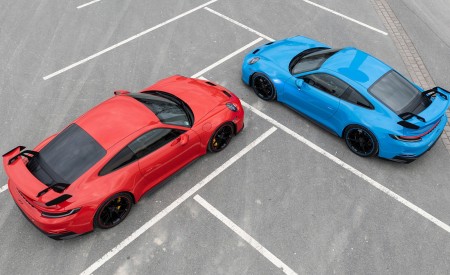 2022 Porsche 911 GT3 (Color: Shark Blue) Rear Three-Quarter Wallpapers 450x275 (126)