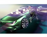 2021 BMW 4 Series Convertible Design Sketch Wallpapers 150x120
