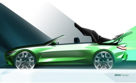 2021 BMW 4 Series Convertible Design Sketch Wallpapers  450x275 (159)
