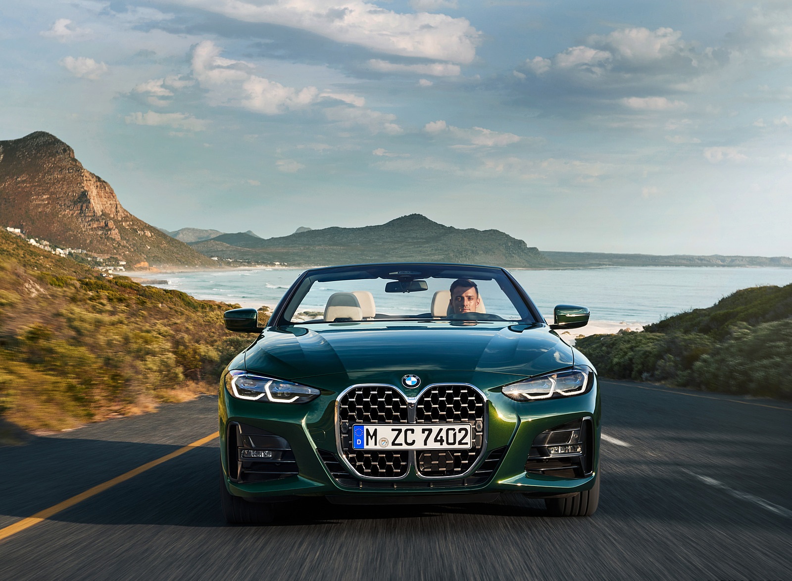 2021 BMW 4 Series Convertible Front Wallpapers  (2)