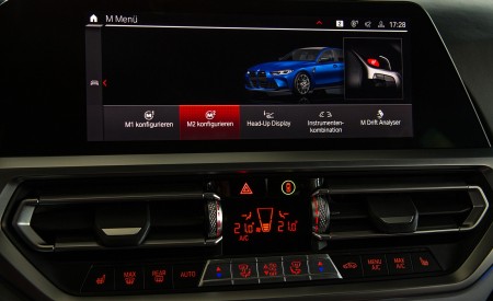 2021 BMW M3 Competition Sedan (Color: Frozen Portimao Blue Metallic) Central Console Wallpapers 450x275 (105)