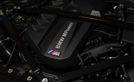2021 BMW M3 Competition Sedan (Color: Frozen Portimao Blue Metallic) Engine Wallpapers 450x275 (94)