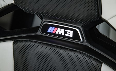 2021 BMW M3 Competition Sedan (Color: Frozen Portimao Blue Metallic) Interior Seats Wallpapers 450x275 (113)