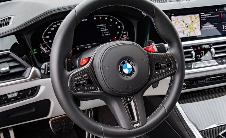 2021 BMW M3 Competition Sedan (Color: Frozen Portimao Blue Metallic) Interior Steering Wheel Wallpapers 450x275 (95)