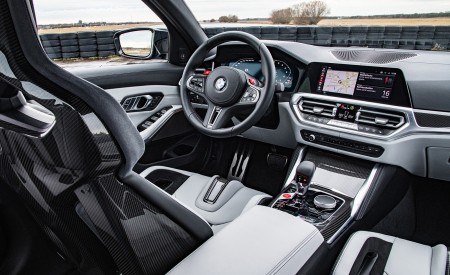 2021 BMW M3 Competition Sedan (Color: Frozen Portimao Blue Metallic) Interior Wallpapers 450x275 (97)