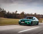 2021 BMW M3 Competition Sedan (Color: Isle of Men Green) Front Three-Quarter Wallpapers 150x120