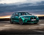 2021 BMW M3 Competition Sedan (Color: Isle of Men Green) Front Three-Quarter Wallpapers 150x120
