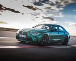 2021 BMW M3 Competition Sedan (Color: Isle of Men Green) Front Three-Quarter Wallpapers 150x120
