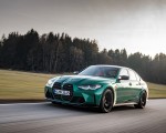 2021 BMW M3 Competition Sedan (Color: Isle of Men Green) Front Three-Quarter Wallpapers 150x120