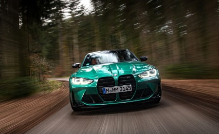 2021 BMW M3 Competition Sedan (Color: Isle of Men Green) Front Wallpapers 450x275 (135)