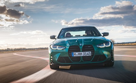 2021 BMW M3 Competition Sedan (Color: Isle of Men Green) Front Wallpapers 450x275 (121)