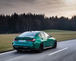 2021 BMW M3 Competition Sedan (Color: Isle of Men Green) Rear Three-Quarter Wallpapers 150x120