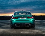 2021 BMW M3 Competition Sedan (Color: Isle of Men Green) Rear Wallpapers 150x120