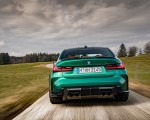 2021 BMW M3 Competition Sedan (Color: Isle of Men Green) Rear Wallpapers 150x120