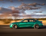 2021 BMW M3 Competition Sedan (Color: Isle of Men Green) Side Wallpapers 150x120