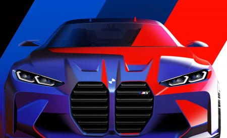 2021 BMW M3 Sedan Design Sketch Wallpapers  450x275 (256)