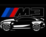 2021 BMW M3 Sedan Design Sketch Wallpapers  150x120