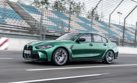 2021 BMW M3 Sedan Front Three-Quarter Wallpapers  450x275 (163)