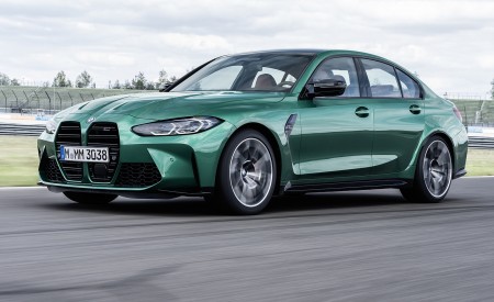 2021 BMW M3 Sedan Front Three-Quarter Wallpapers  450x275 (164)