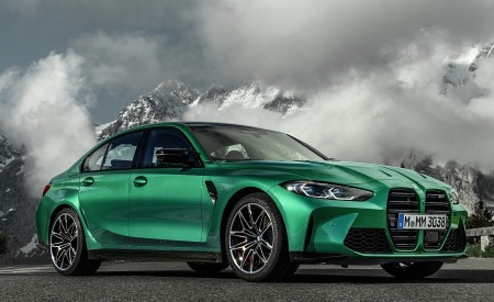 2021 BMW M3 Sedan Front Three-Quarter Wallpapers  450x275 (20)