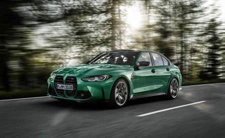 2021 BMW M3 Sedan Front Three-Quarter Wallpapers  450x275 (11)
