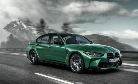 2021 BMW M3 Sedan Front Three-Quarter Wallpapers  450x275 (12)