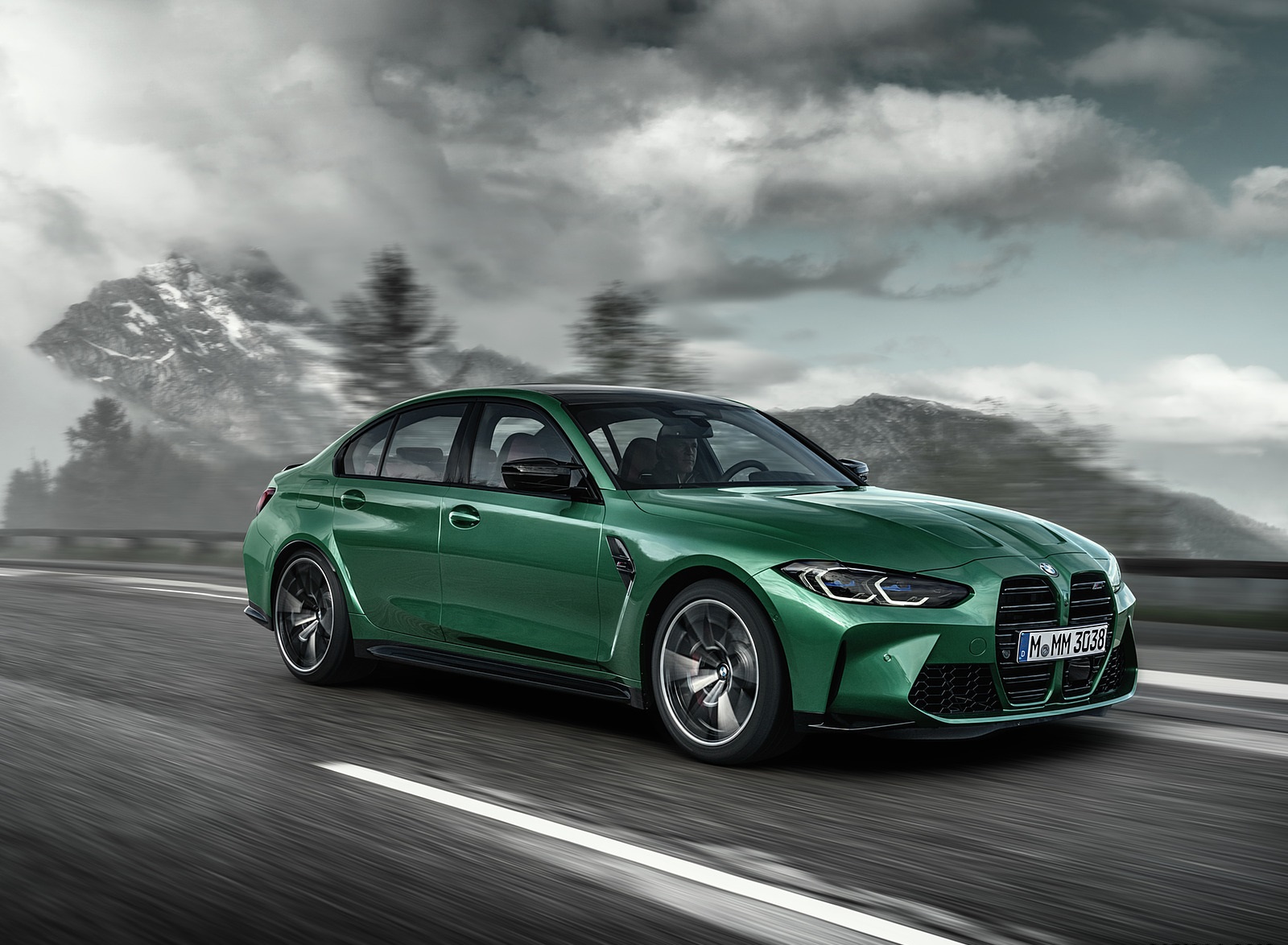 2021 BMW M3 Sedan Front Three-Quarter Wallpapers  (12)