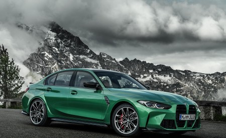 2021 BMW M3 Sedan Front Three-Quarter Wallpapers 450x275 (21)