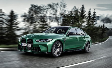 2021 BMW M3 Sedan Front Three-Quarter Wallpapers 450x275 (5)