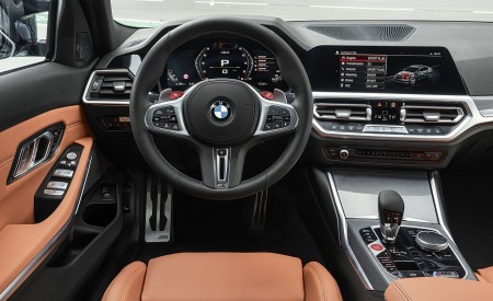 2021 BMW M3 Sedan Interior Cockpit Wallpapers 450x275 (216)