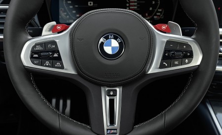 2021 BMW M3 Sedan Interior Steering Wheel Wallpapers  450x275 (221)