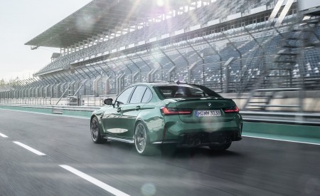 2021 BMW M3 Sedan Rear Three-Quarter Wallpapers  450x275 (180)