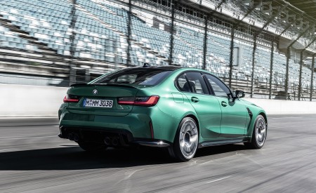 2021 BMW M3 Sedan Rear Three-Quarter Wallpapers  450x275 (172)