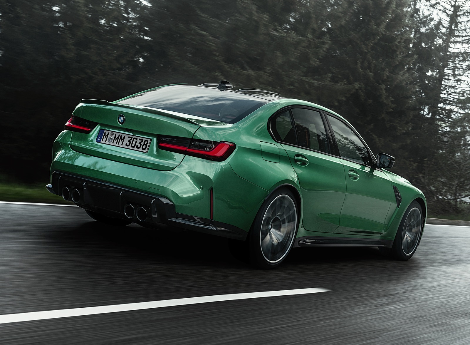 2021 BMW M3 Sedan Rear Three-Quarter Wallpapers  (13)
