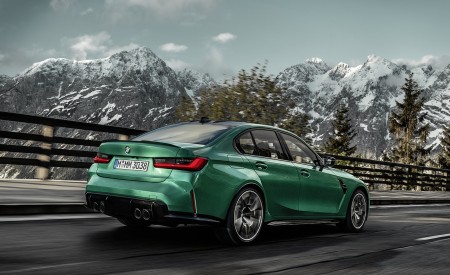2021 BMW M3 Sedan Rear Three-Quarter Wallpapers  450x275 (8)
