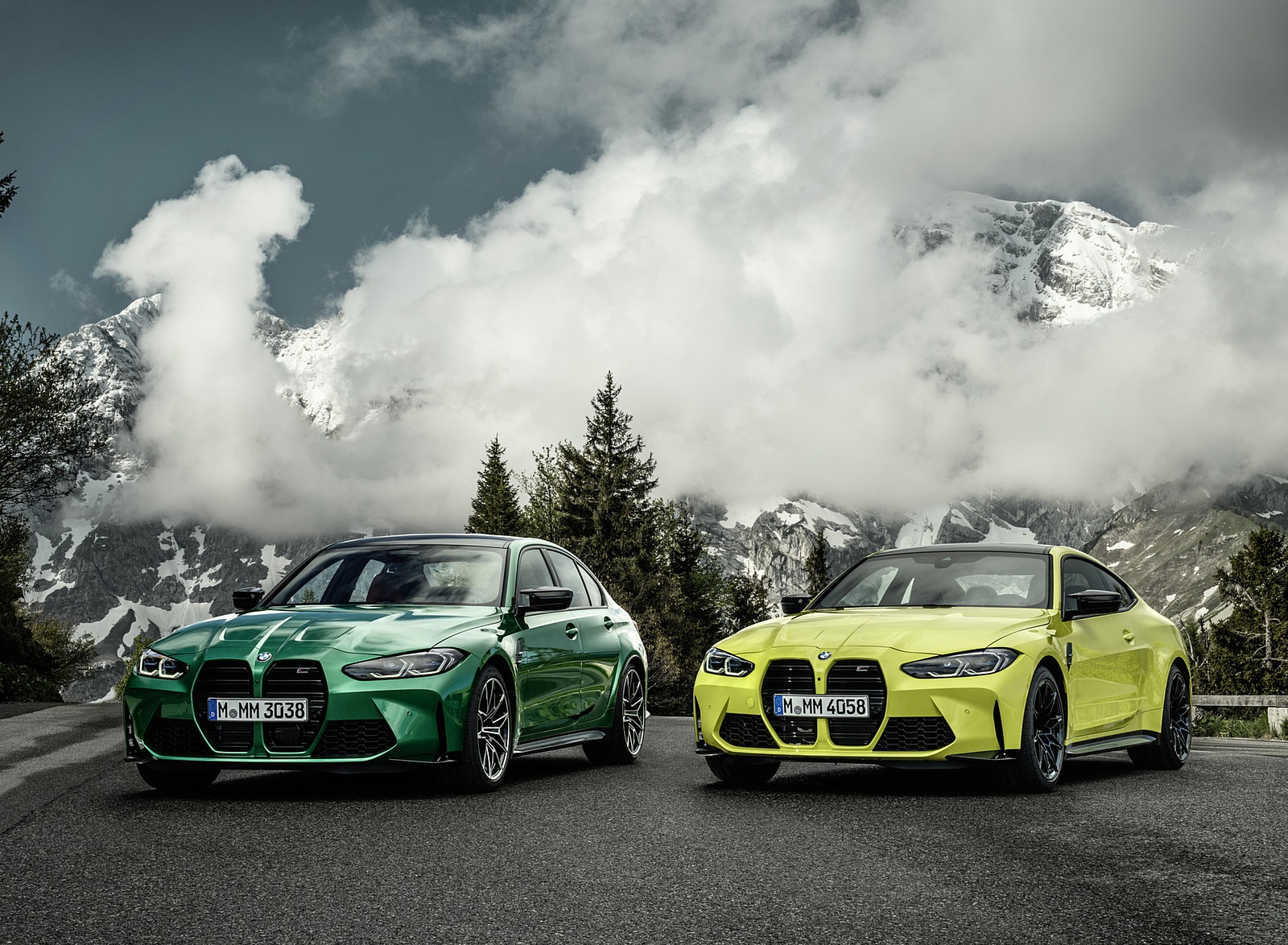2021 BMW M3 Sedan and 2021 M4 Coupe Wallpapers  (14)
