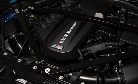 2021 BMW M4 Competition Coupe (Color: Portimao Blue) Engine Wallpapers 450x275 (70)