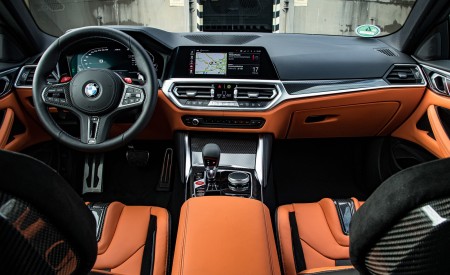 2021 BMW M4 Competition Coupe (Color: Portimao Blue) Interior Cockpit Wallpapers 450x275 (77)