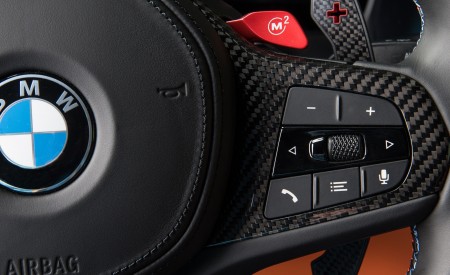 2021 BMW M4 Competition Coupe (Color: Portimao Blue) Interior Steering Wheel Wallpapers 450x275 (71)