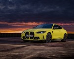 2021 BMW M4 Competition Coupe (Color: Sao Paulo Yellow) Front Three-Quarter Wallpapers 150x120