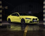 2021 BMW M4 Competition Coupe (Color: Sao Paulo Yellow) Front Three-Quarter Wallpapers 150x120