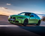 2021 BMW M4 Competition Coupe (Color: Sao Paulo Yellow) Front Three-Quarter Wallpapers 150x120