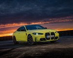 2021 BMW M4 Competition Coupe (Color: Sao Paulo Yellow) Front Three-Quarter Wallpapers 150x120