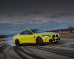 2021 BMW M4 Competition Coupe (Color: Sao Paulo Yellow) Front Three-Quarter Wallpapers 150x120