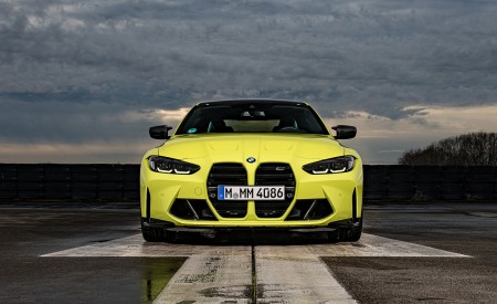 2021 BMW M4 Competition Coupe (Color: Sao Paulo Yellow) Front Wallpapers 450x275 (98)