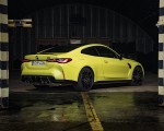 2021 BMW M4 Competition Coupe (Color: Sao Paulo Yellow) Rear Three-Quarter Wallpapers 150x120