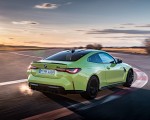 2021 BMW M4 Competition Coupe (Color: Sao Paulo Yellow) Rear Three-Quarter Wallpapers 150x120