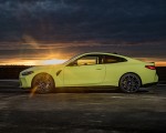 2021 BMW M4 Competition Coupe (Color: Sao Paulo Yellow) Side Wallpapers 150x120